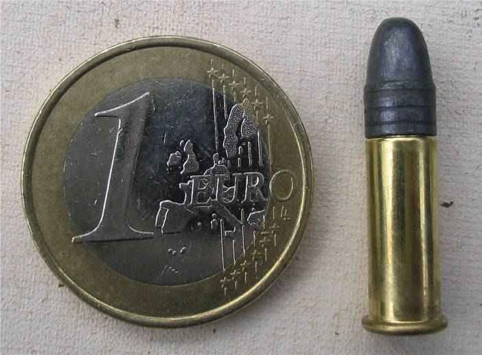 De standaardkogel op ware grootte