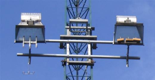 De wip (links) en de puist (rechts)